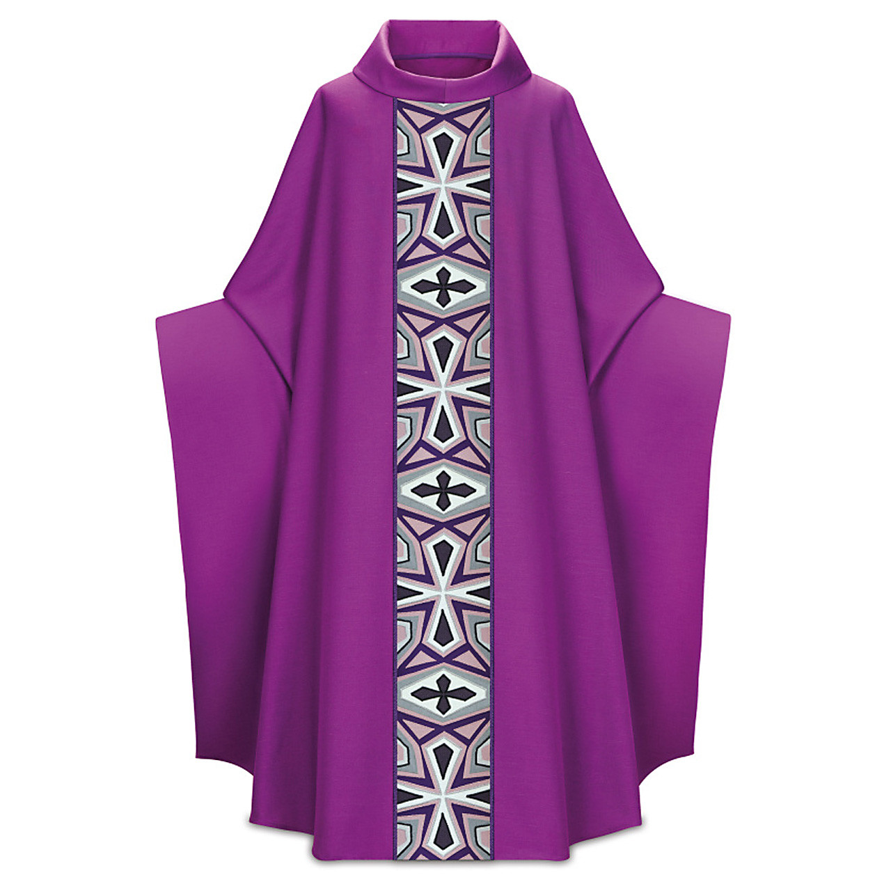 5328 Monastic Style Chasuble Purple