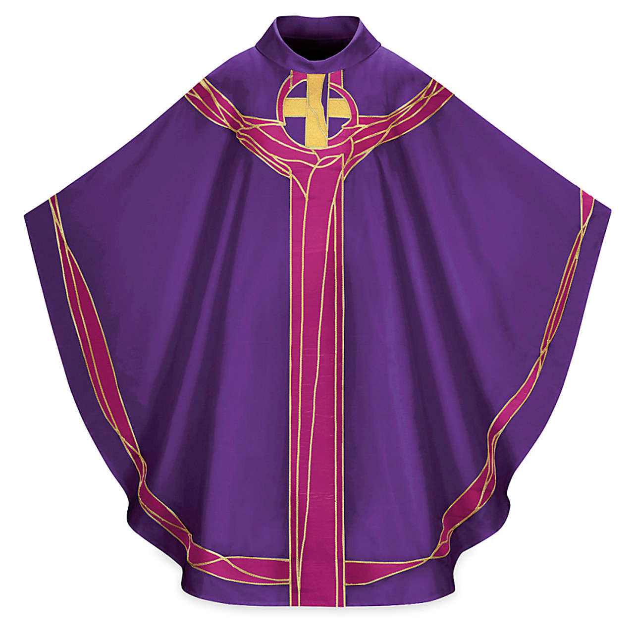 5094 Amore Di Cristo Chasuble in Dark Purple