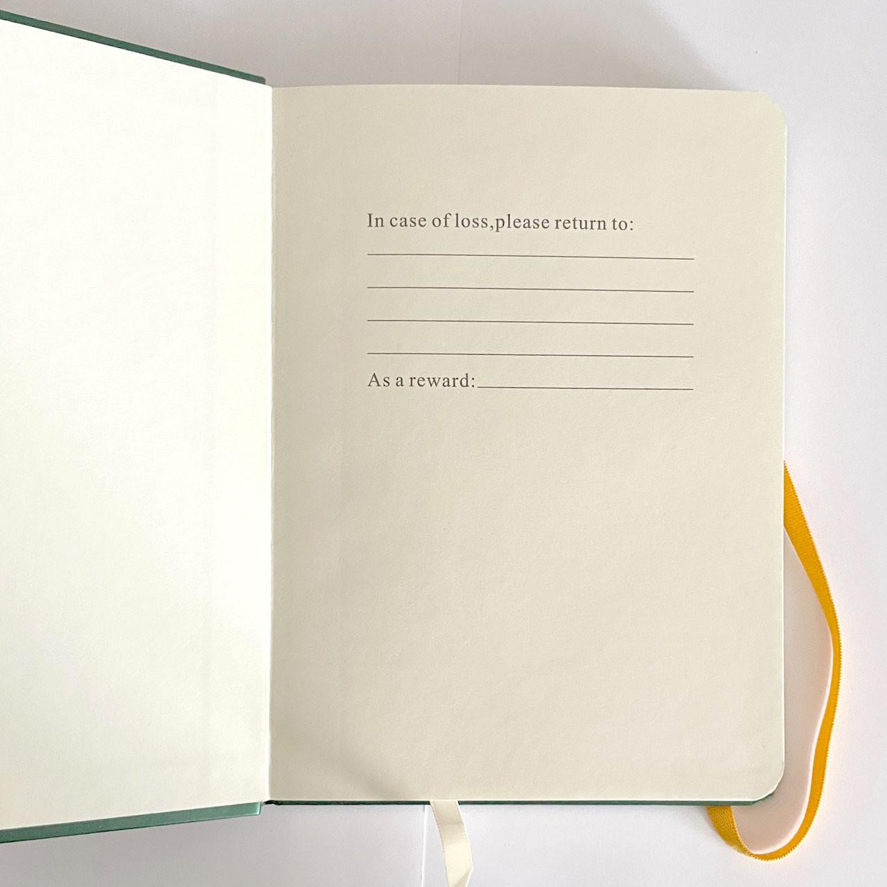 Inside page of the Celtic Blessing Notebook
