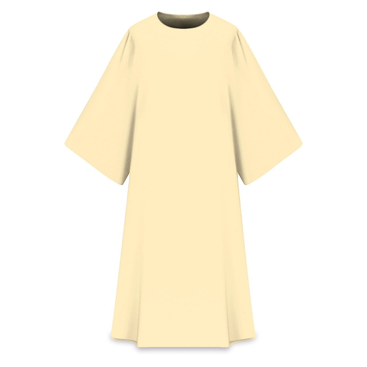 7-25 Plain Dalmatic in Dupion Beige