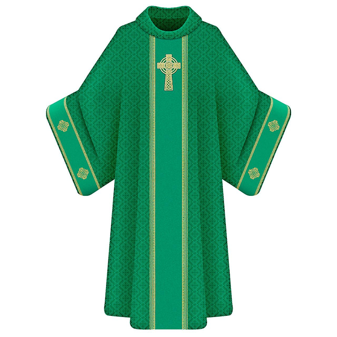 3858 Dalmatic in Celtic  Green