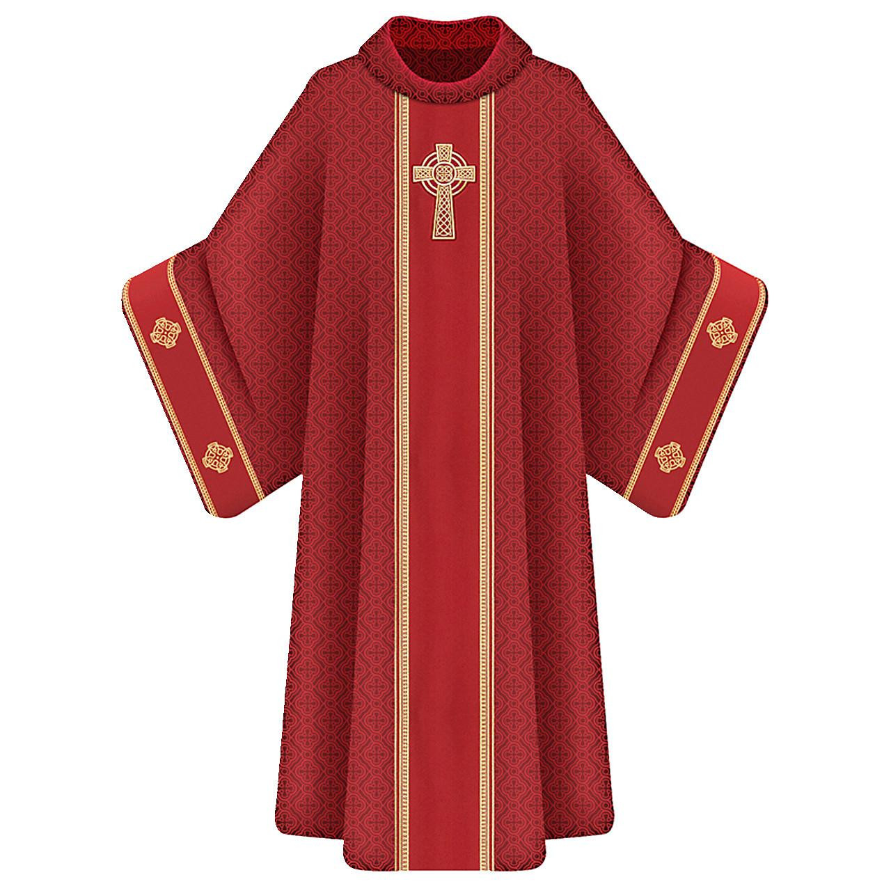 3858 Dalmatic in Celtic  Red