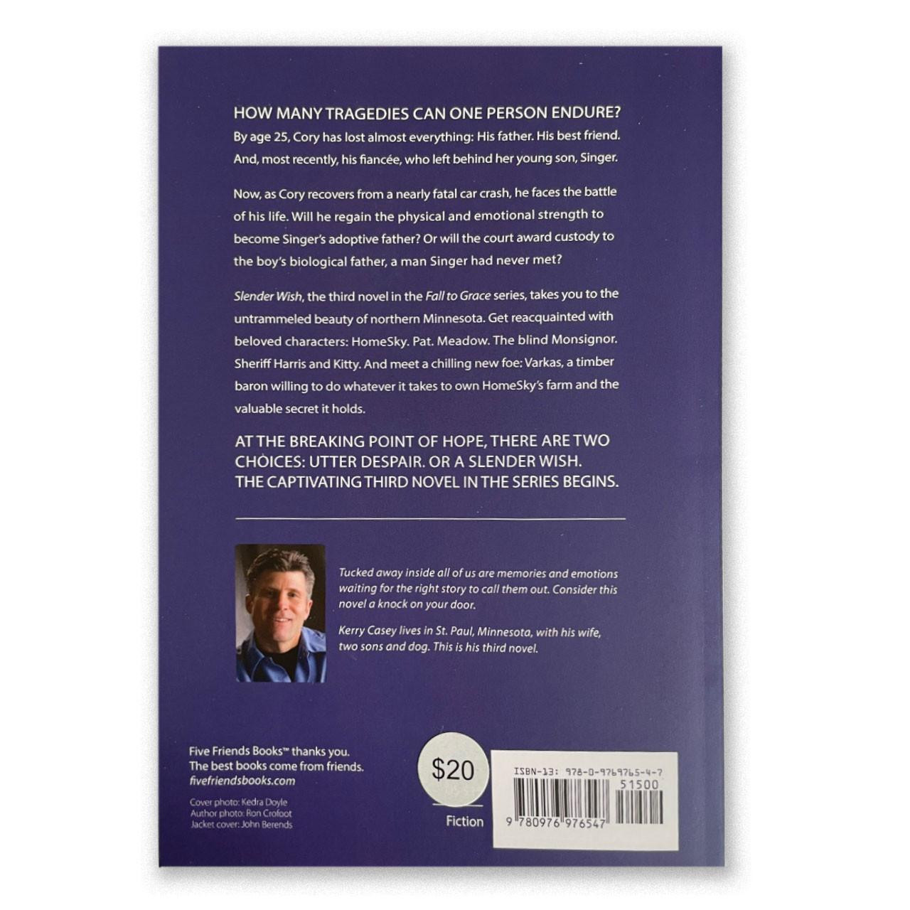 Back cover of Slender Wish by Kerry Casey