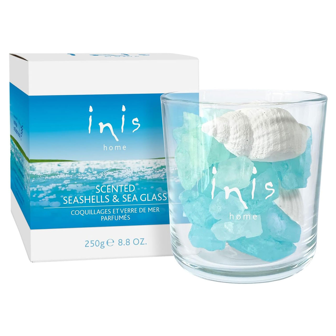 Inis Home Seashell & Sea Glass Decor