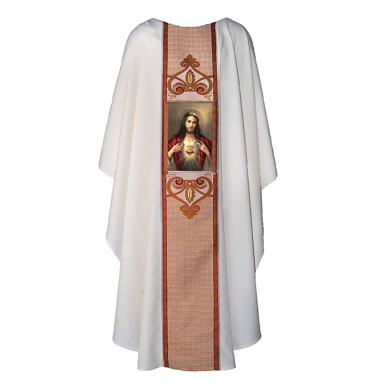 2390 Saints Chasuble with Cromo Images