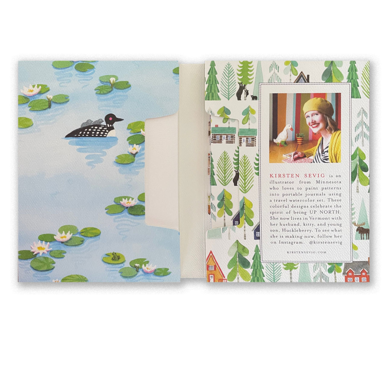 Inside the Up North Notecards by Kirsten Sevig Inside the Up North Notecards by Kirsten Sevig