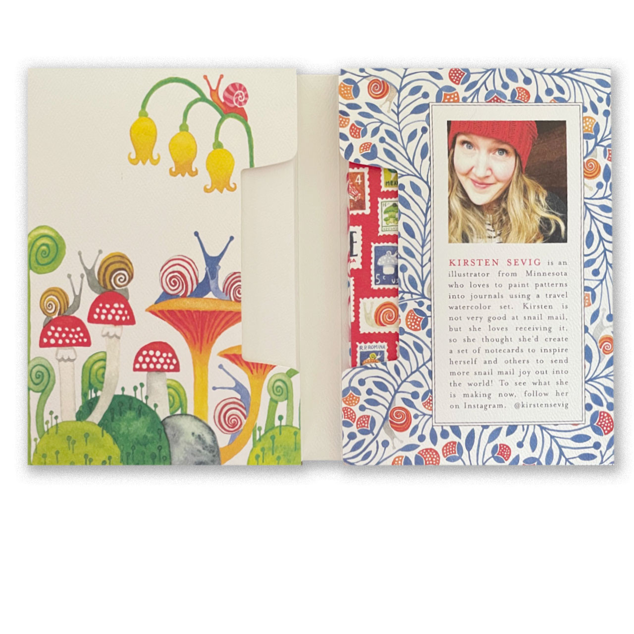 Inside the Snail Mail Notecards by Kirsten Sevig Inside the Snail Mail Notecards by Kirsten Sevig