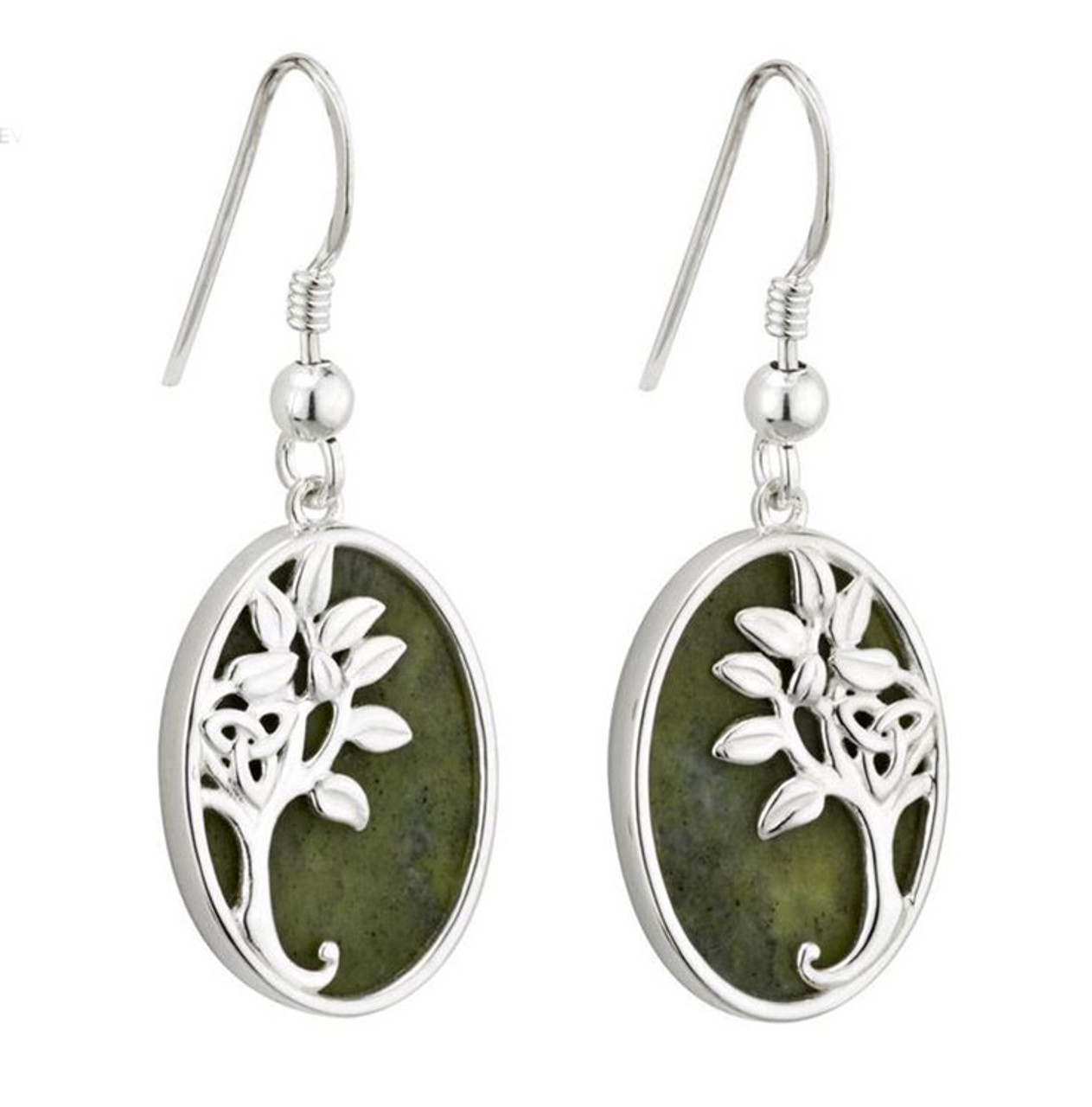 Sterling Connemara Tree of Life Earrings