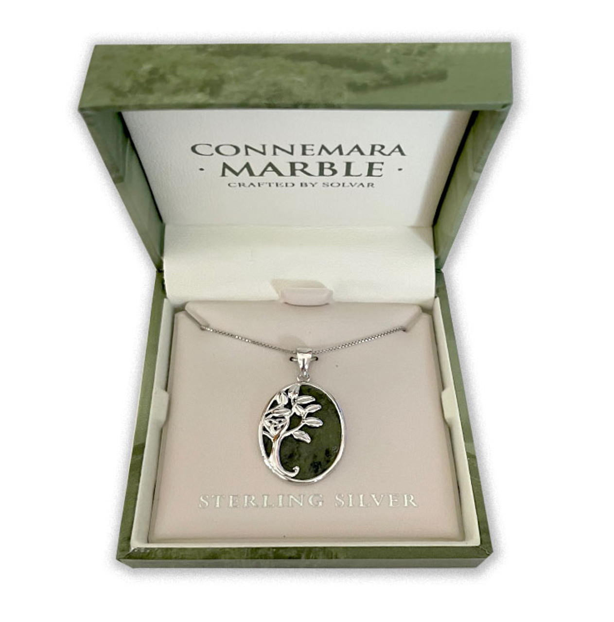 Gift box for the Sterling Connemara Tree of Life Pendant