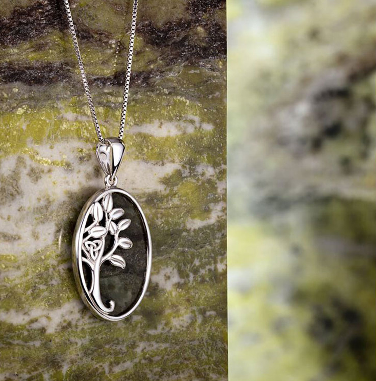Image of green shades of Connemara Marble