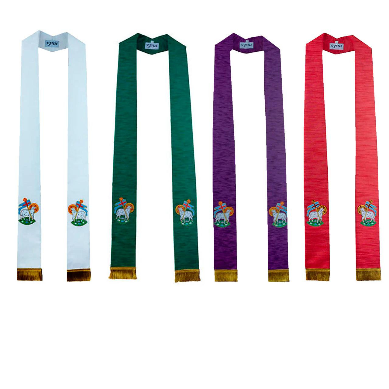 18143 Agnus Dei Overlay Stole from MDS