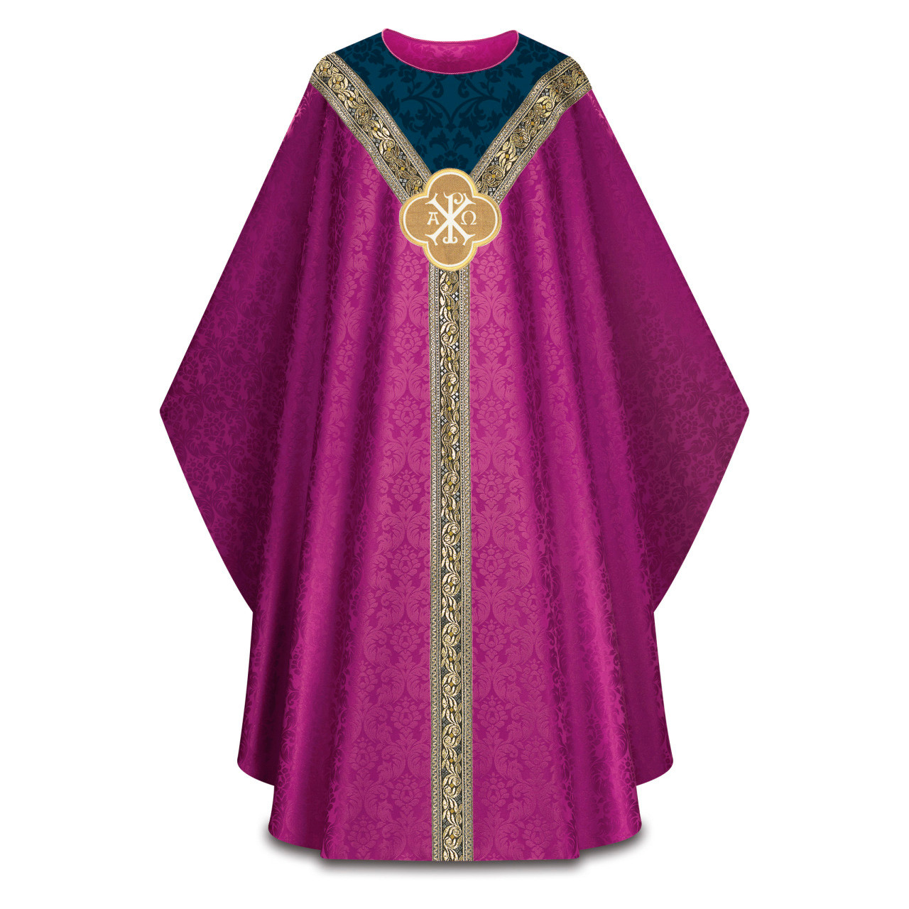 5392 Gothic Chasuble in Duomo Purple