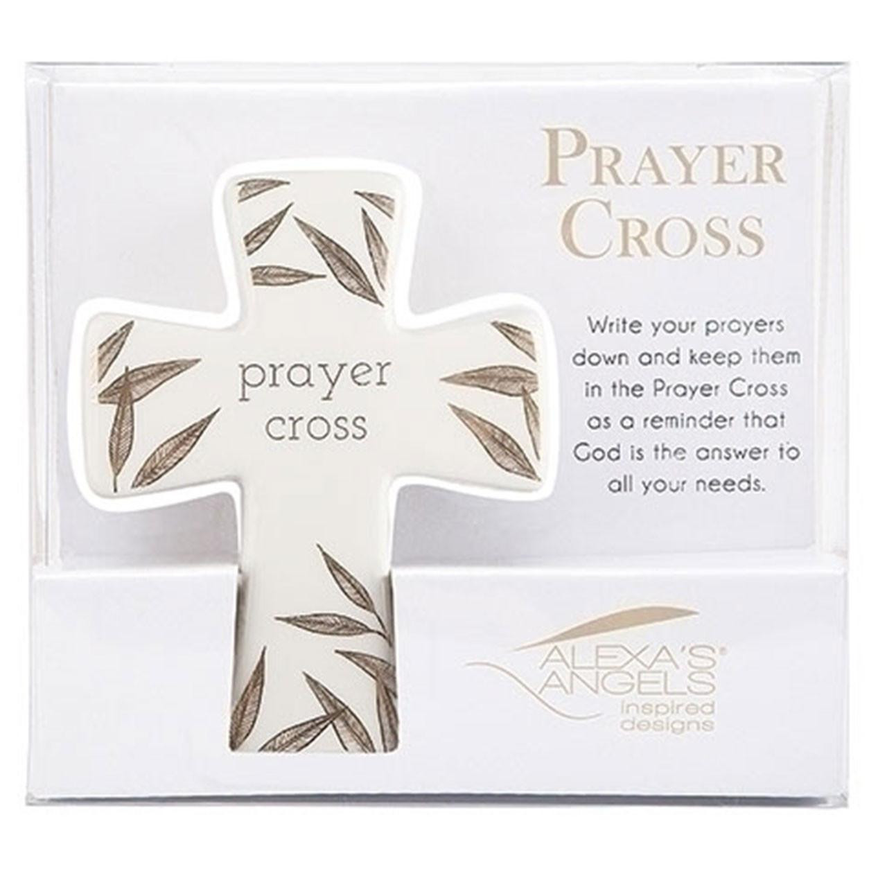 First Prayer Cross with Gold Flourishes