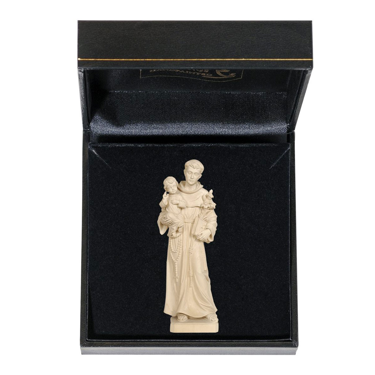 3IN Natural Wood Saint Anthony Statue | St. Patrick's Guild