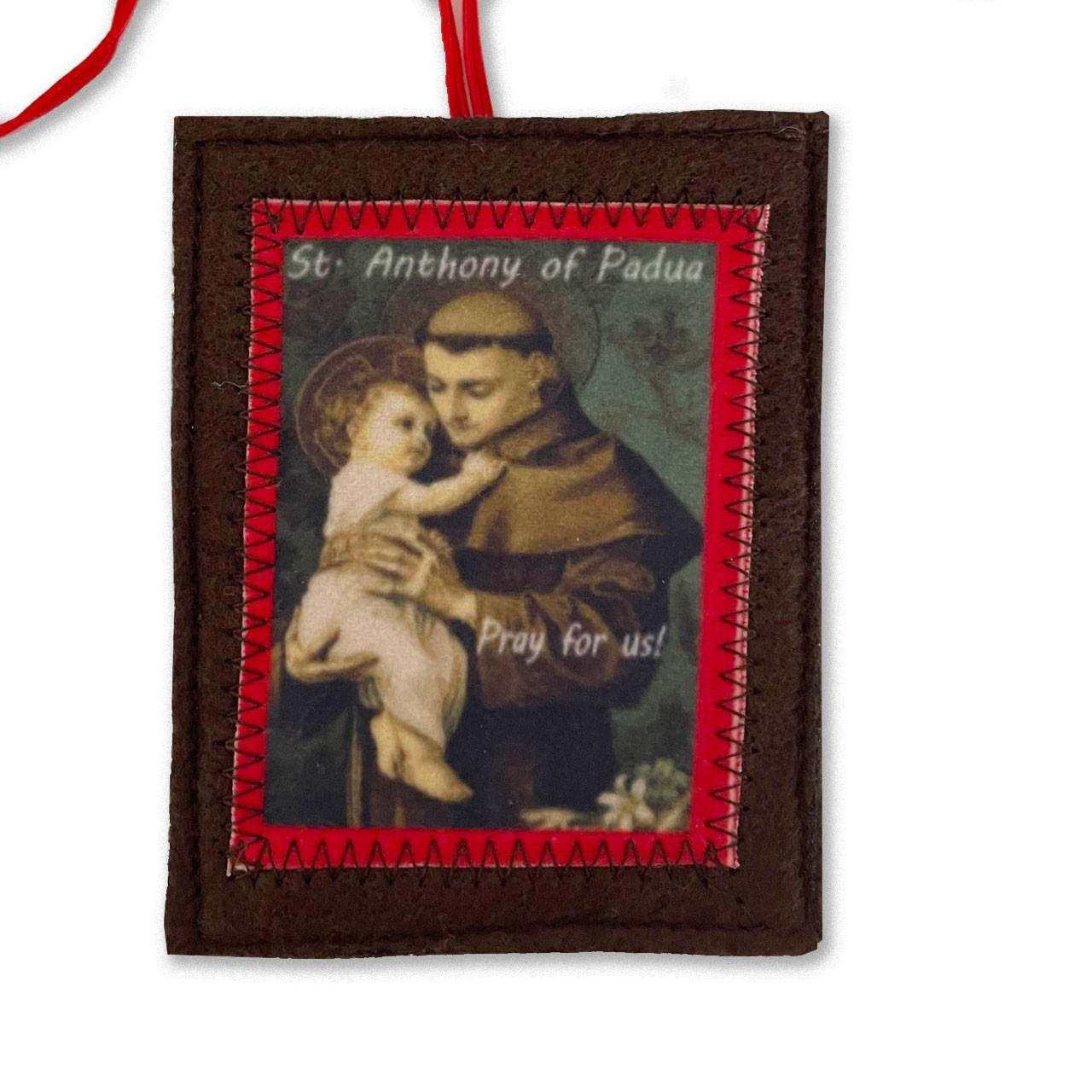 Detail of the panel on the other side of the Large Saint Anthony Brief Scapular