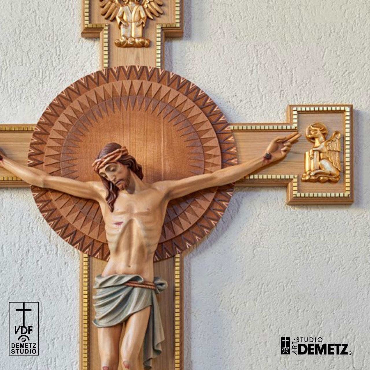 Detail of the 120/1 Demetz 48IN Corpus with Byzantine Cross