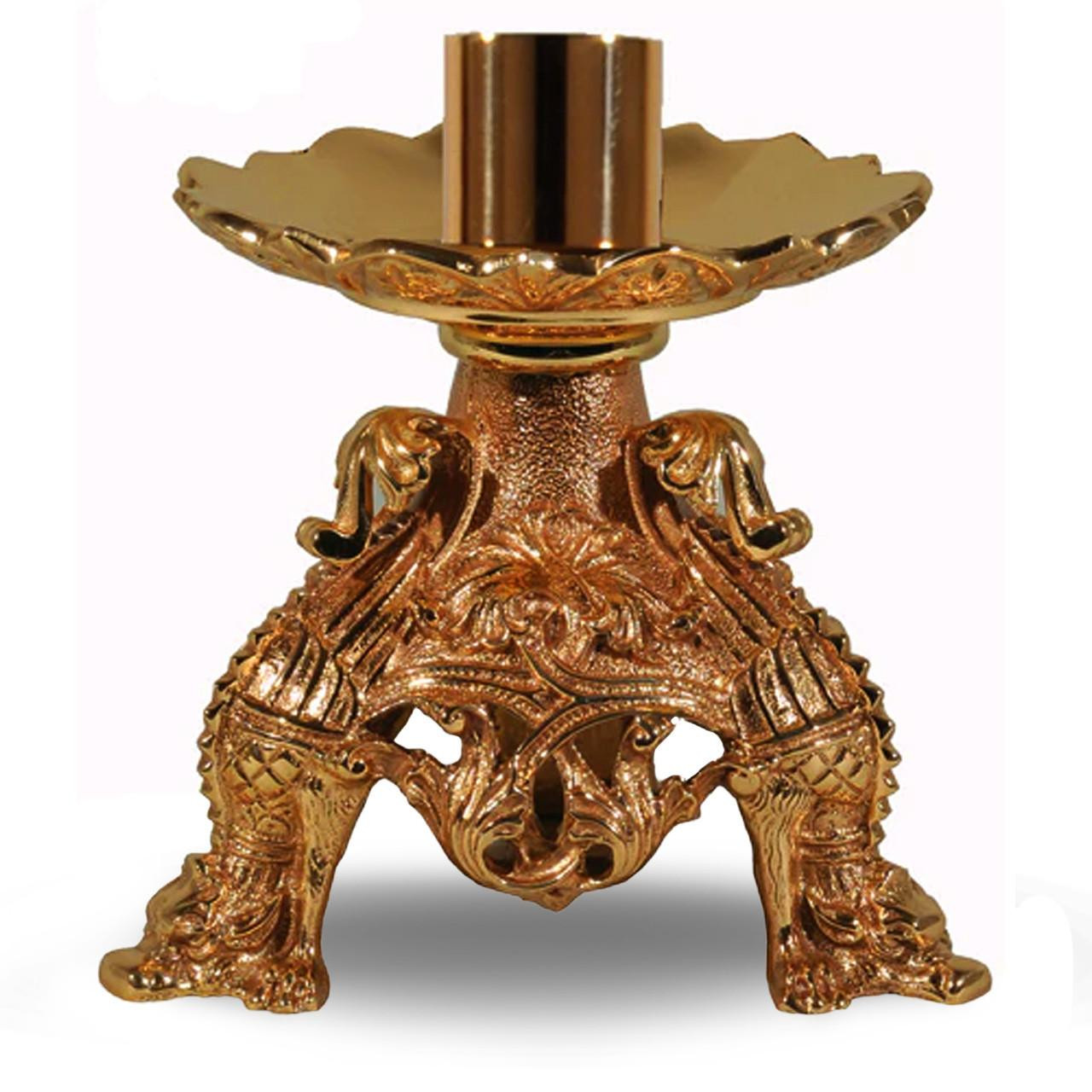 S99C89 Altar Candlestick in High-Polish Bronze