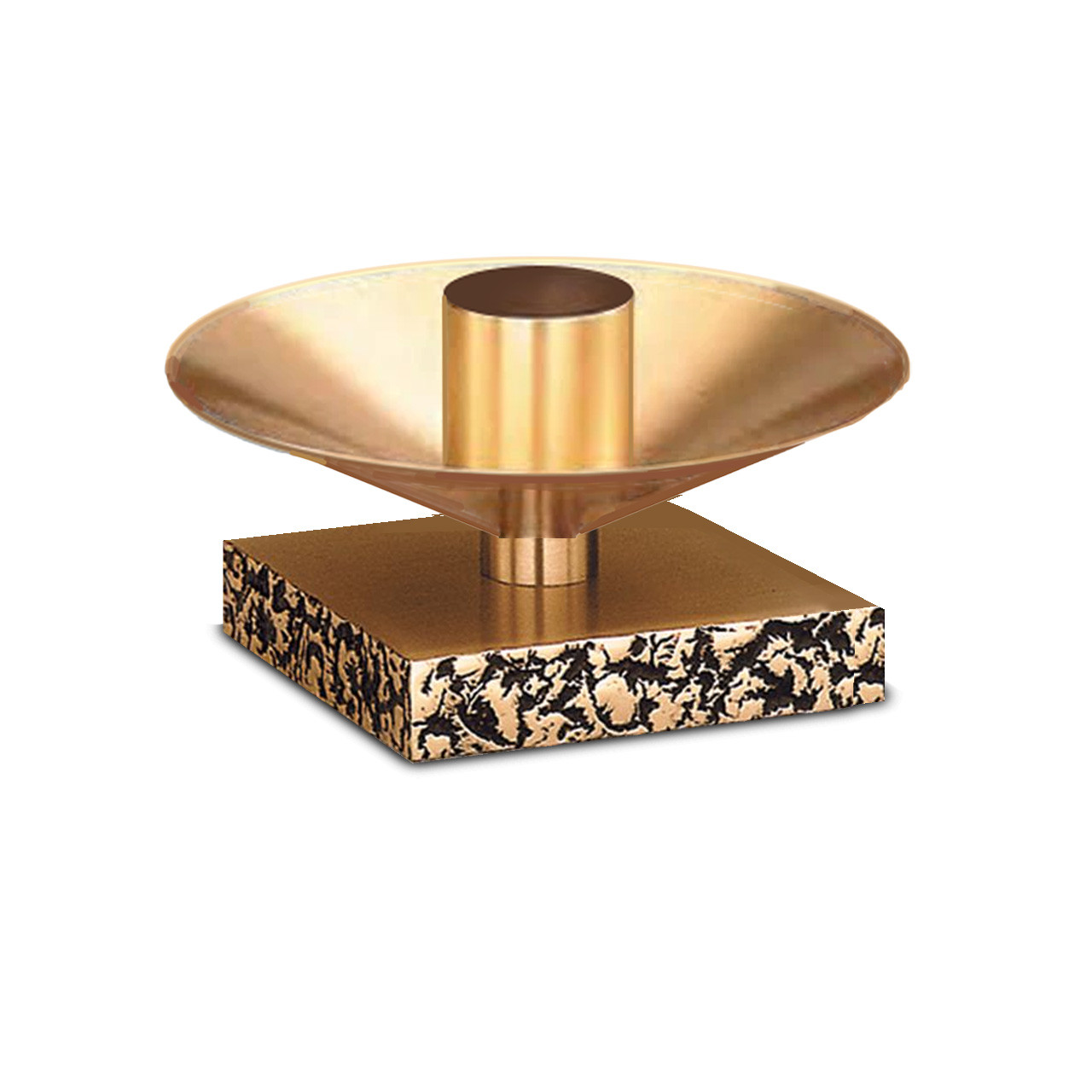 82C20 Candlestick with Textured Base