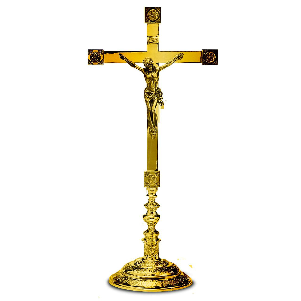 3572 Altar Crucifix in Brass