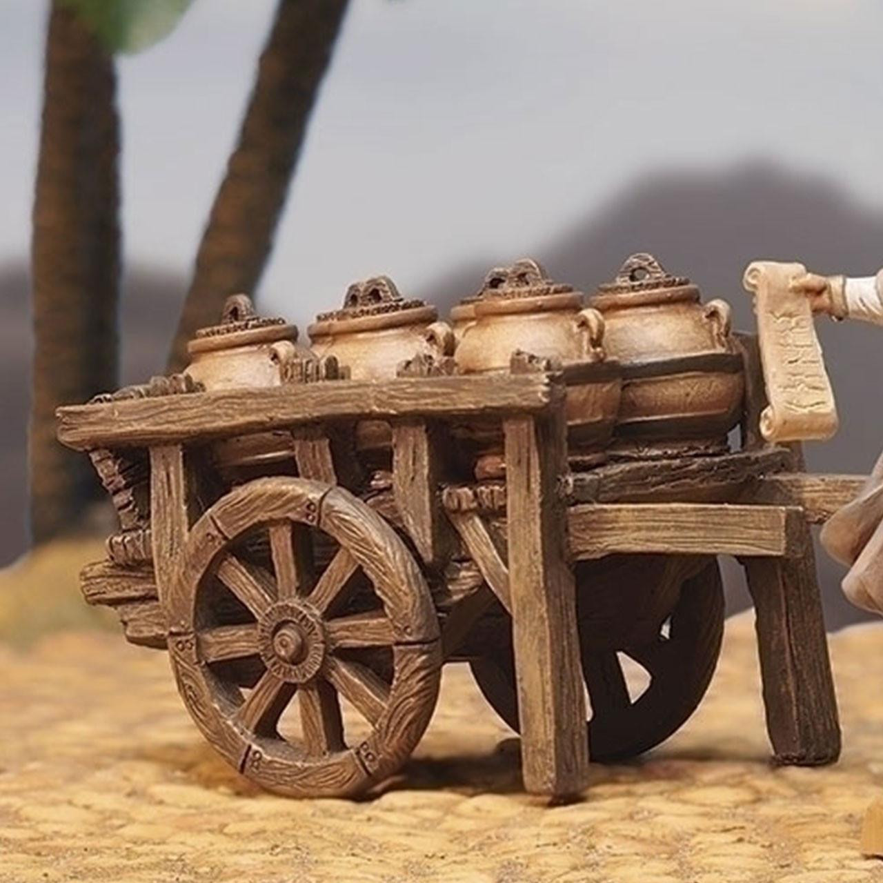 Fontanini Pottery Cart