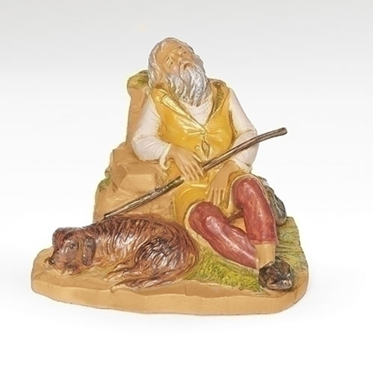 Fontanini Abram the Shepherd & His Dog