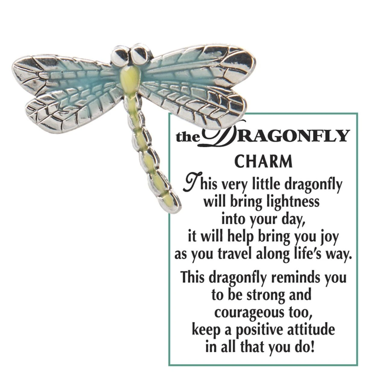 Dragonfly Charm and Message Card