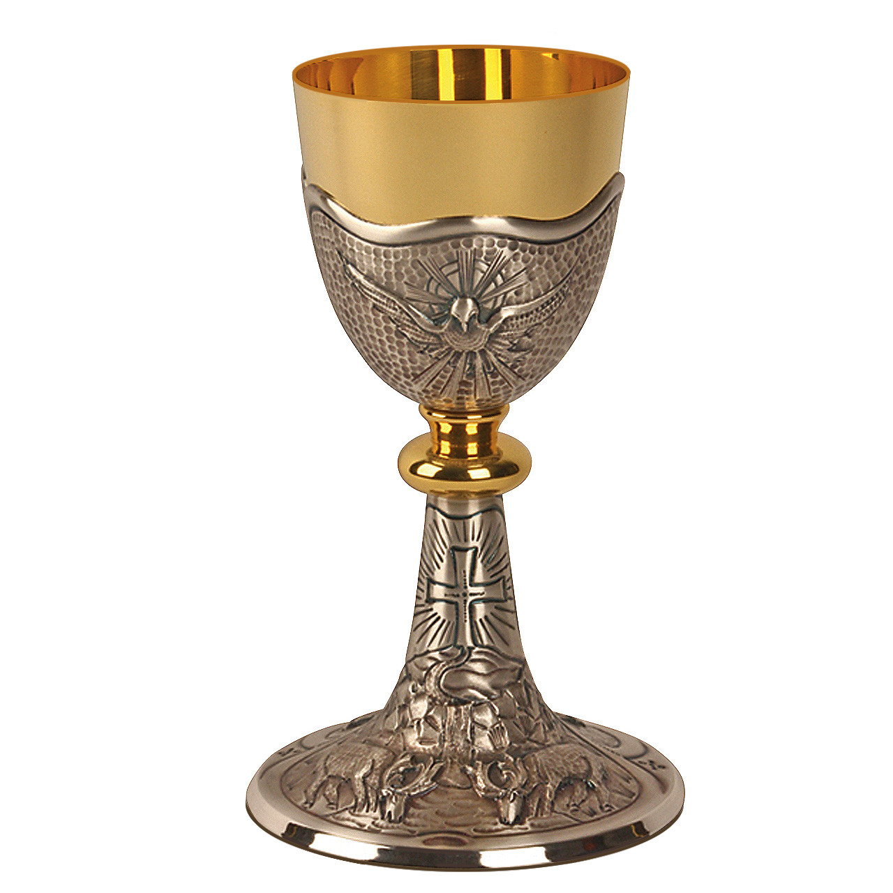 K915 Chalice with Holy Spirit Theme 9oz