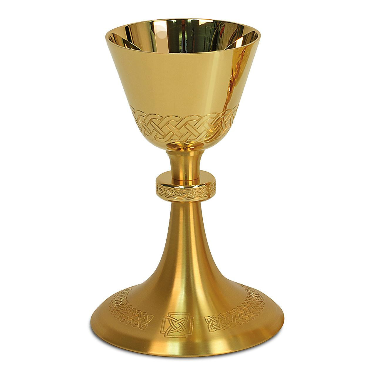 K972 Chalice with Celtic Weave Design