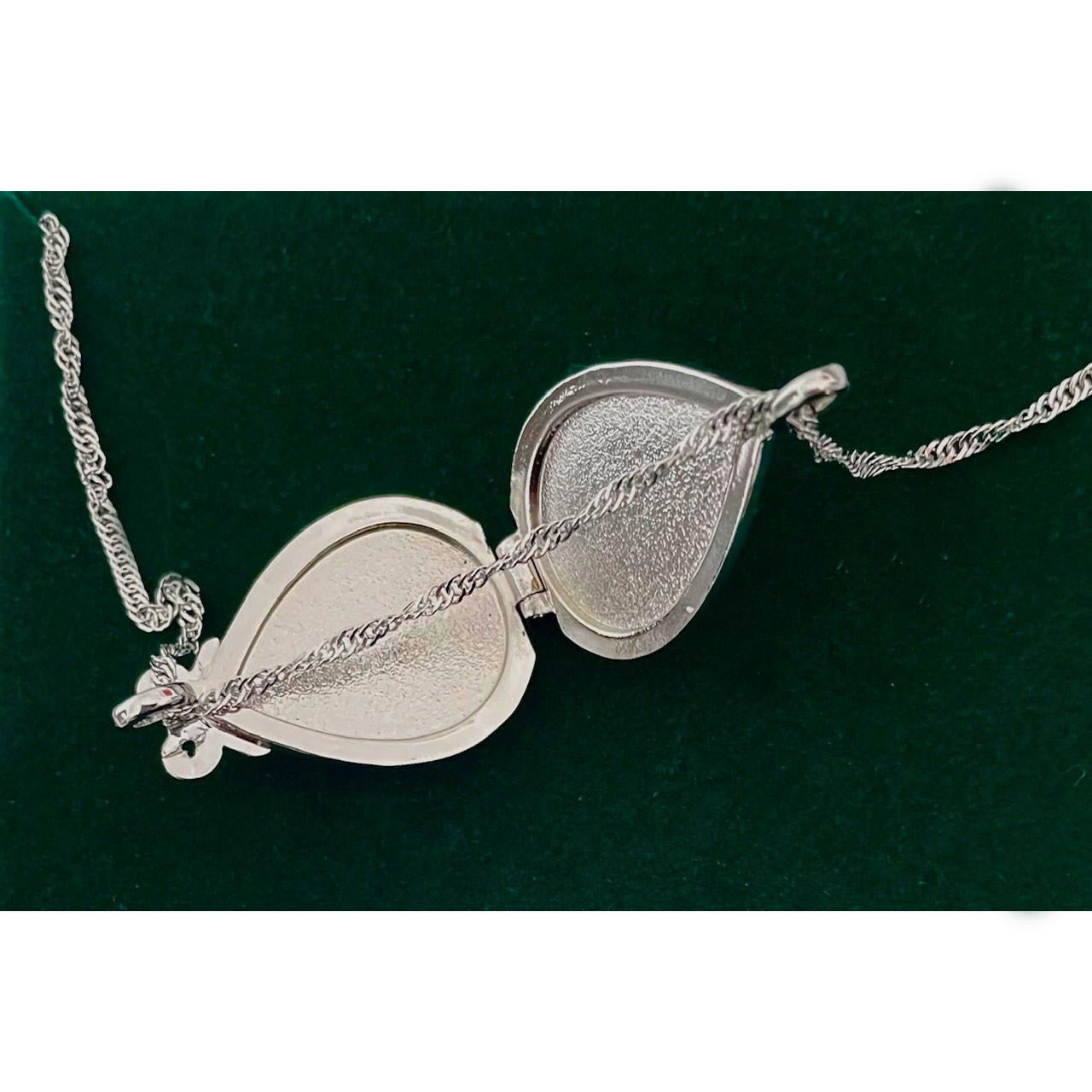 Detail of the inside of the A Gift From Heaven Locket