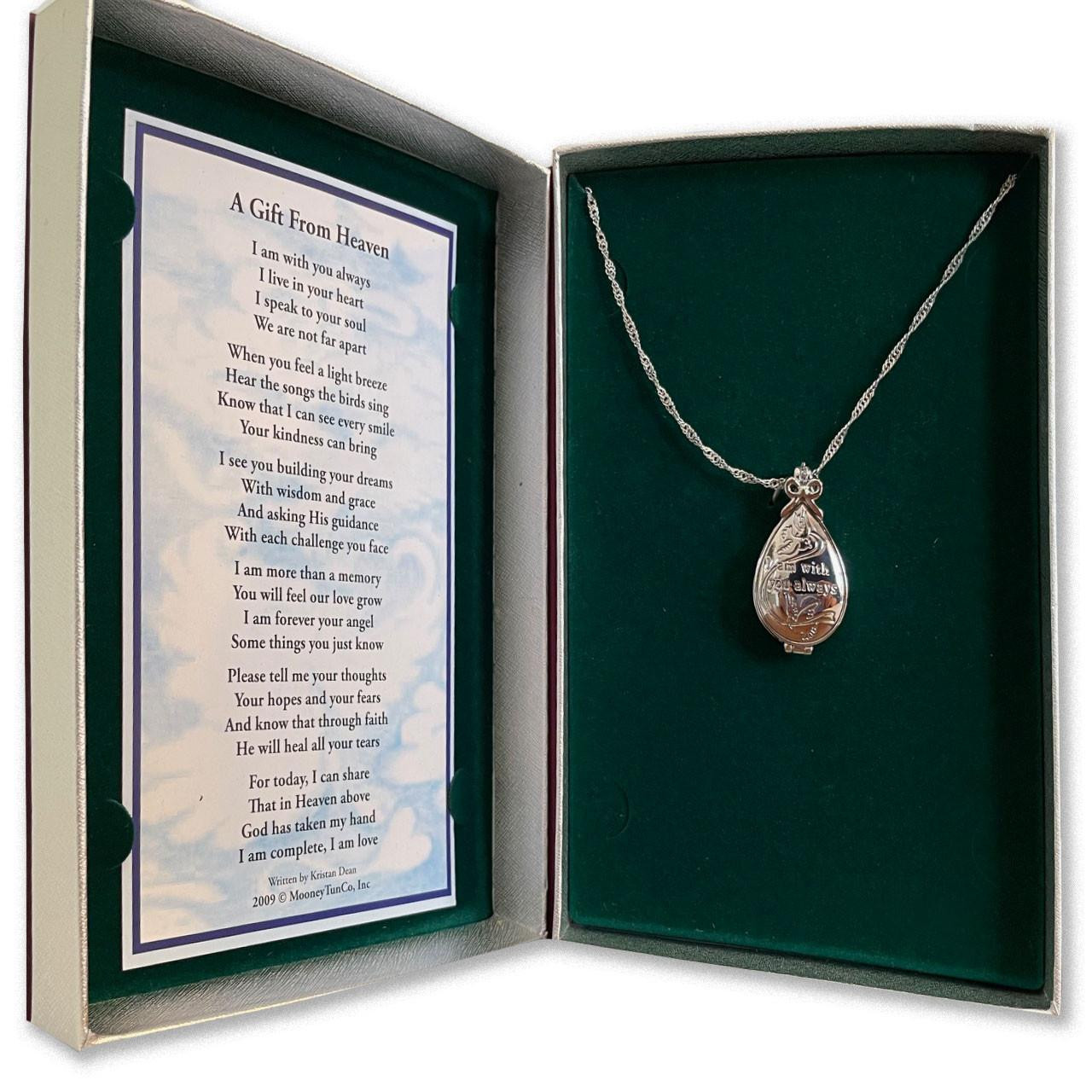 A Gift From Heaven Locket & Bookmark in gift box