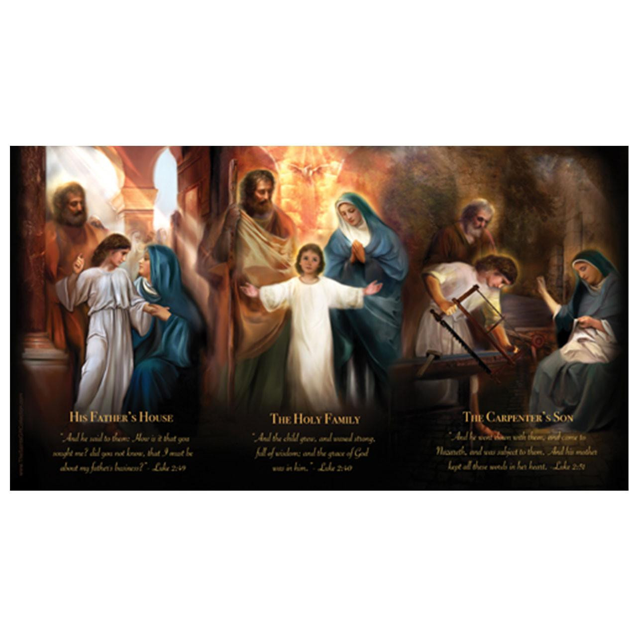 View of the entire candle imagery and text