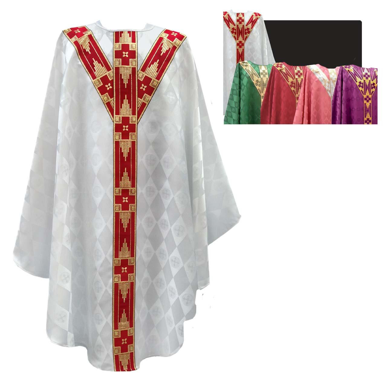 419A2 Chasuble in Damask