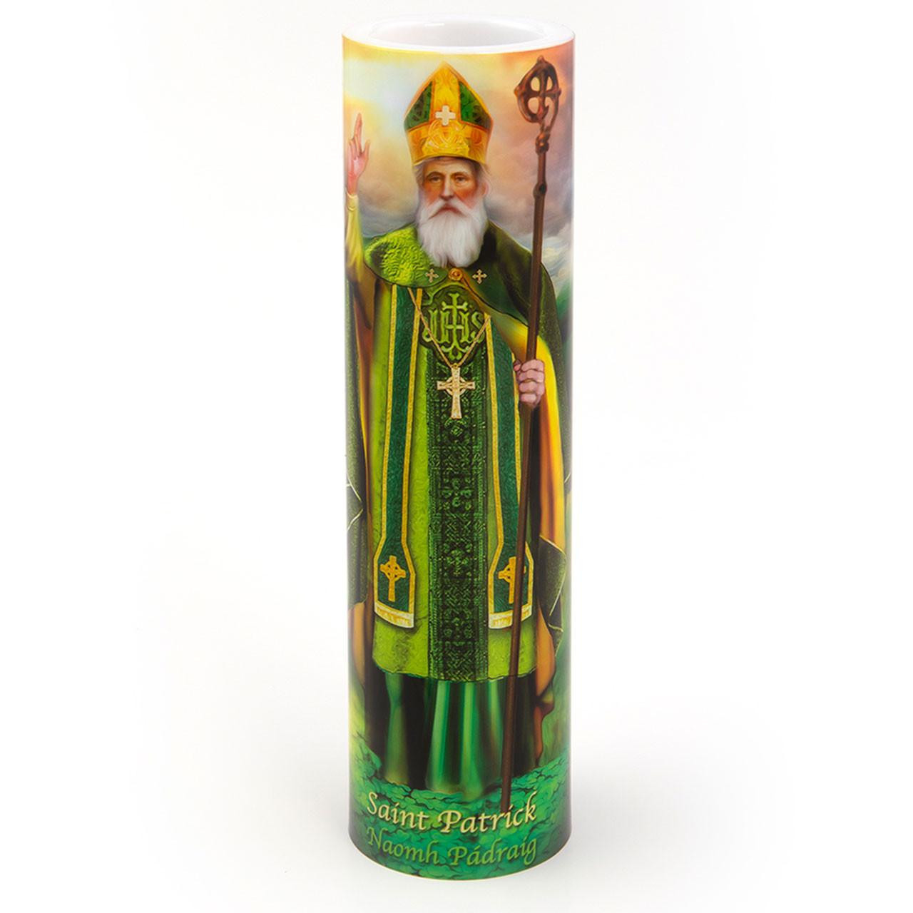 2X8 LED St. Patrick Candle