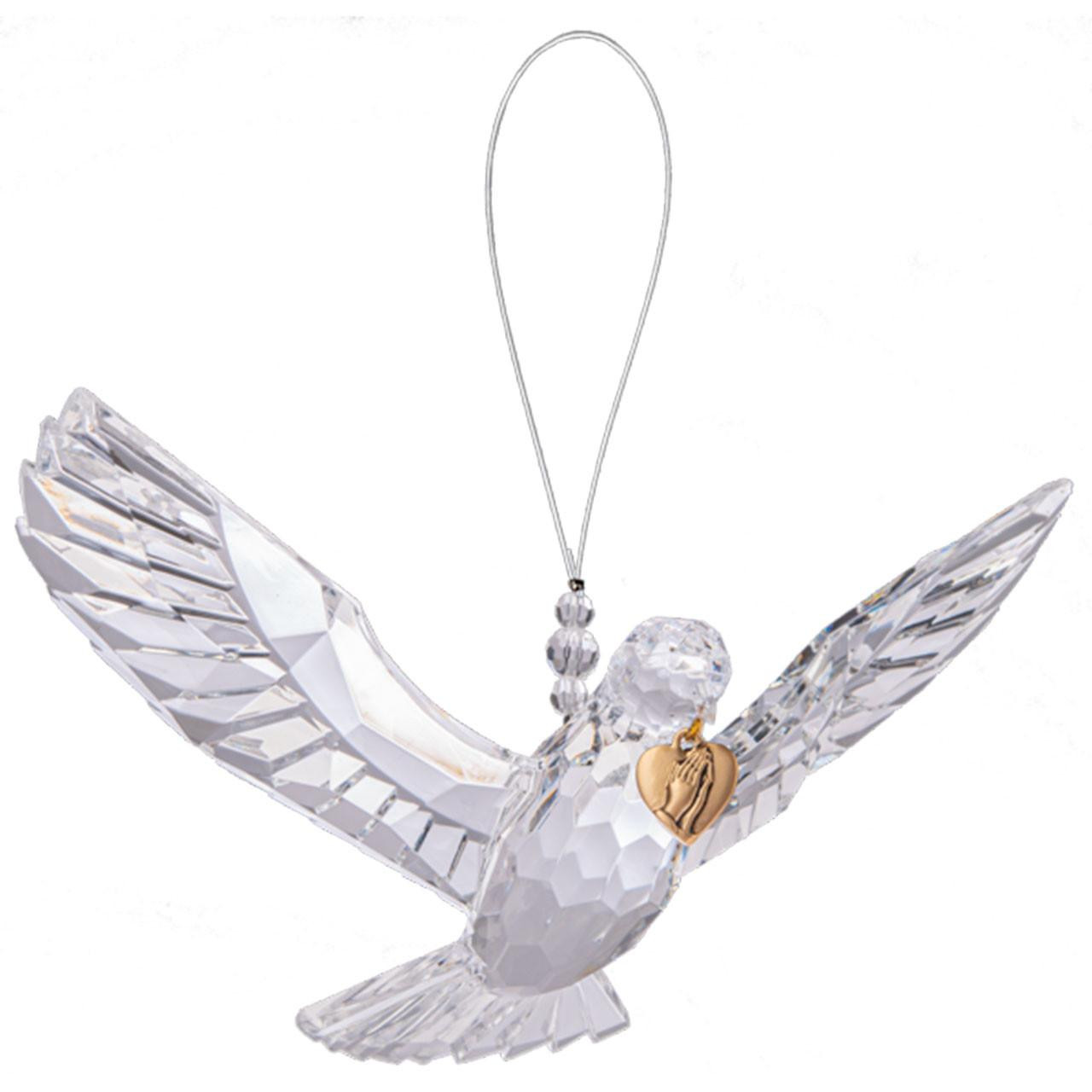 Pray For Me Acrylic Dove Ornament