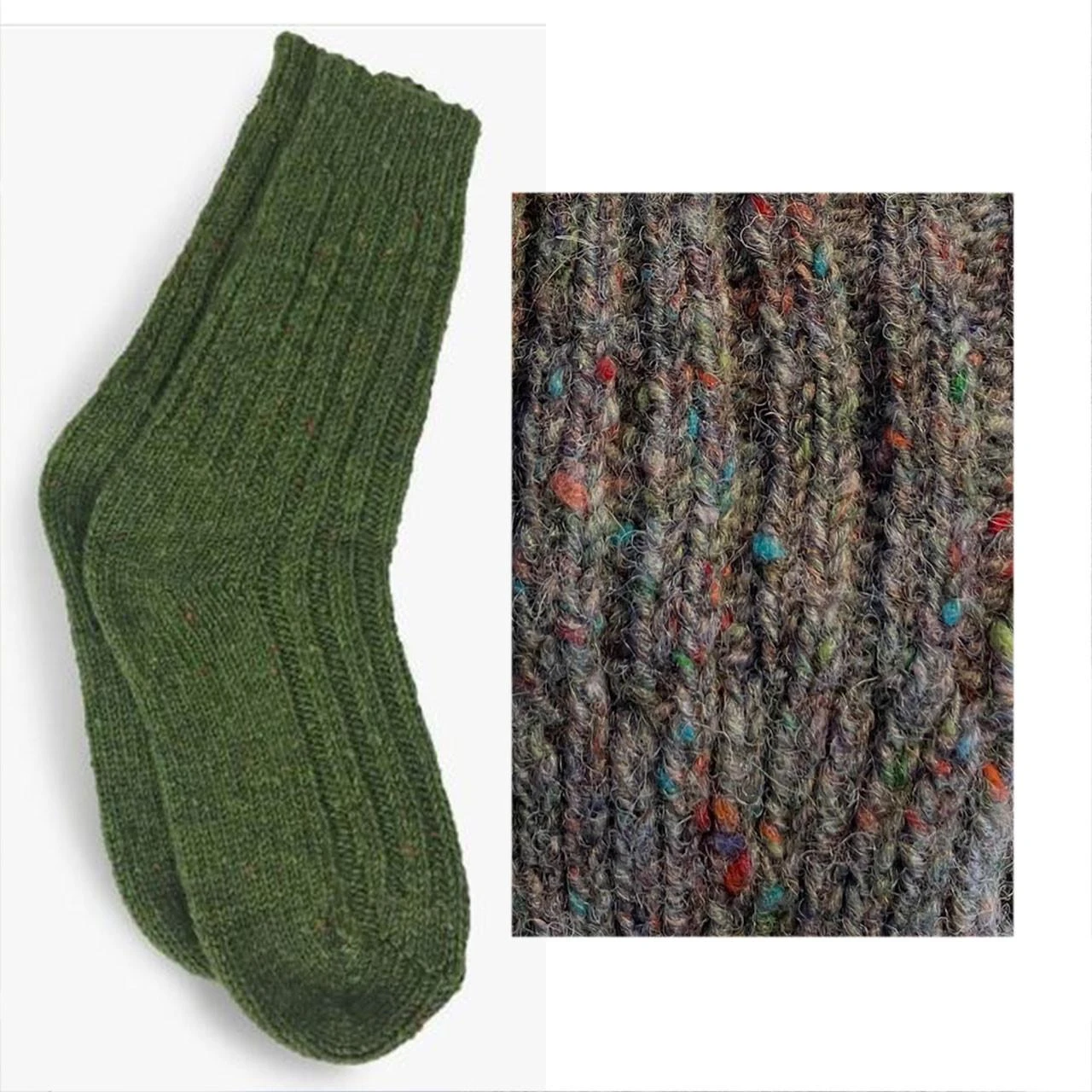 Knit styling and Fleck pattern