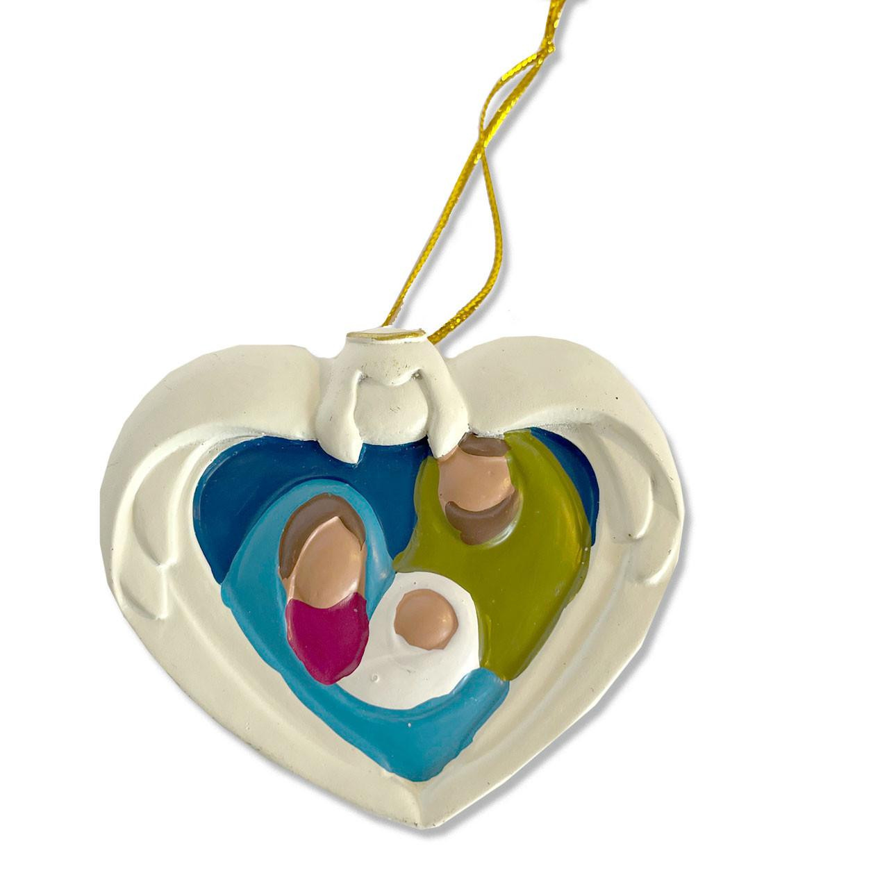Heart Holy Family Ornament