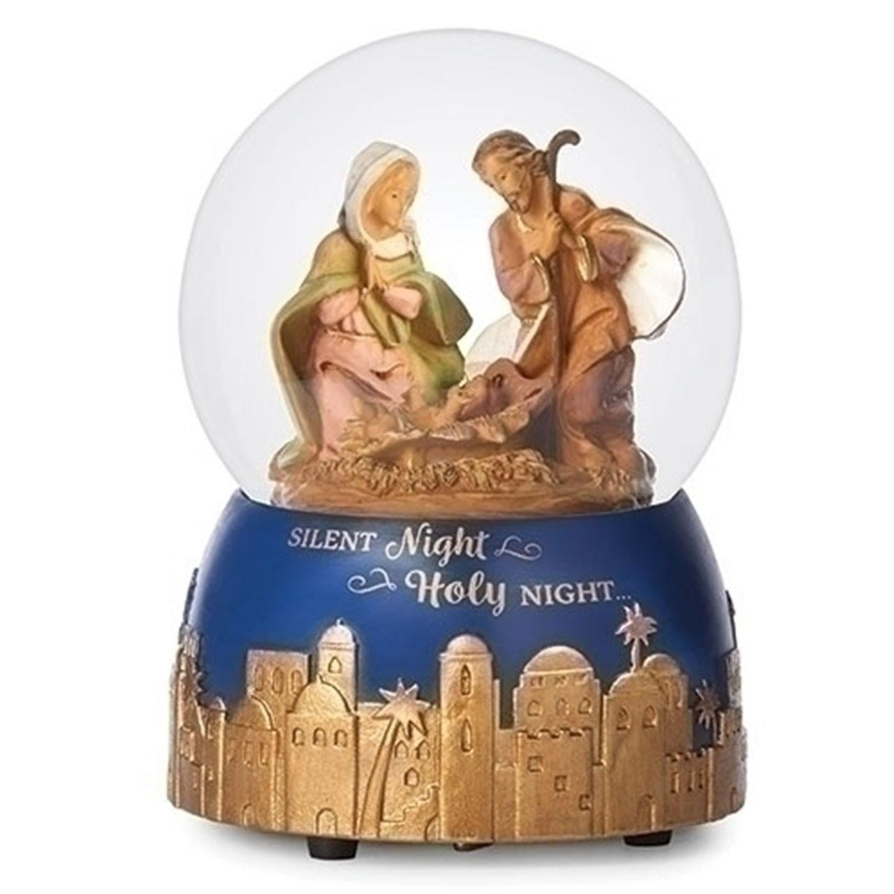 6IN Musical Fontanini Holy Family Dome