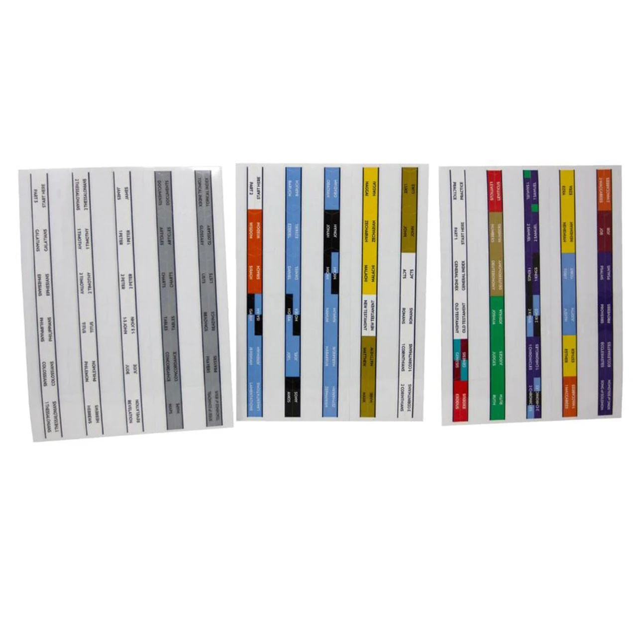 The actual tabs that are included in the package