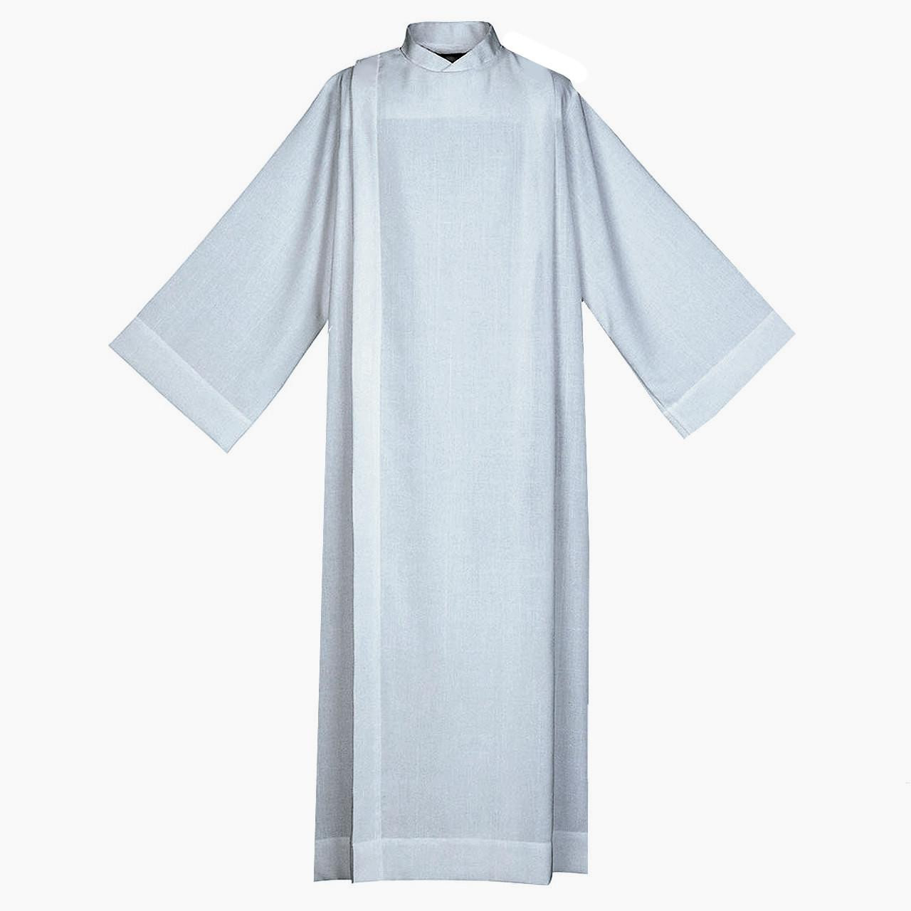 438 Front-Wrap Alb in Polyester