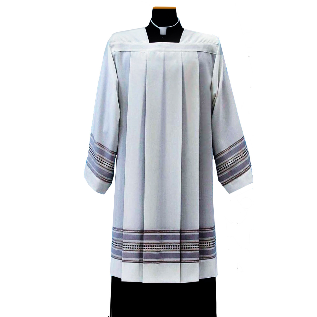952 Surplice with Woven Insert