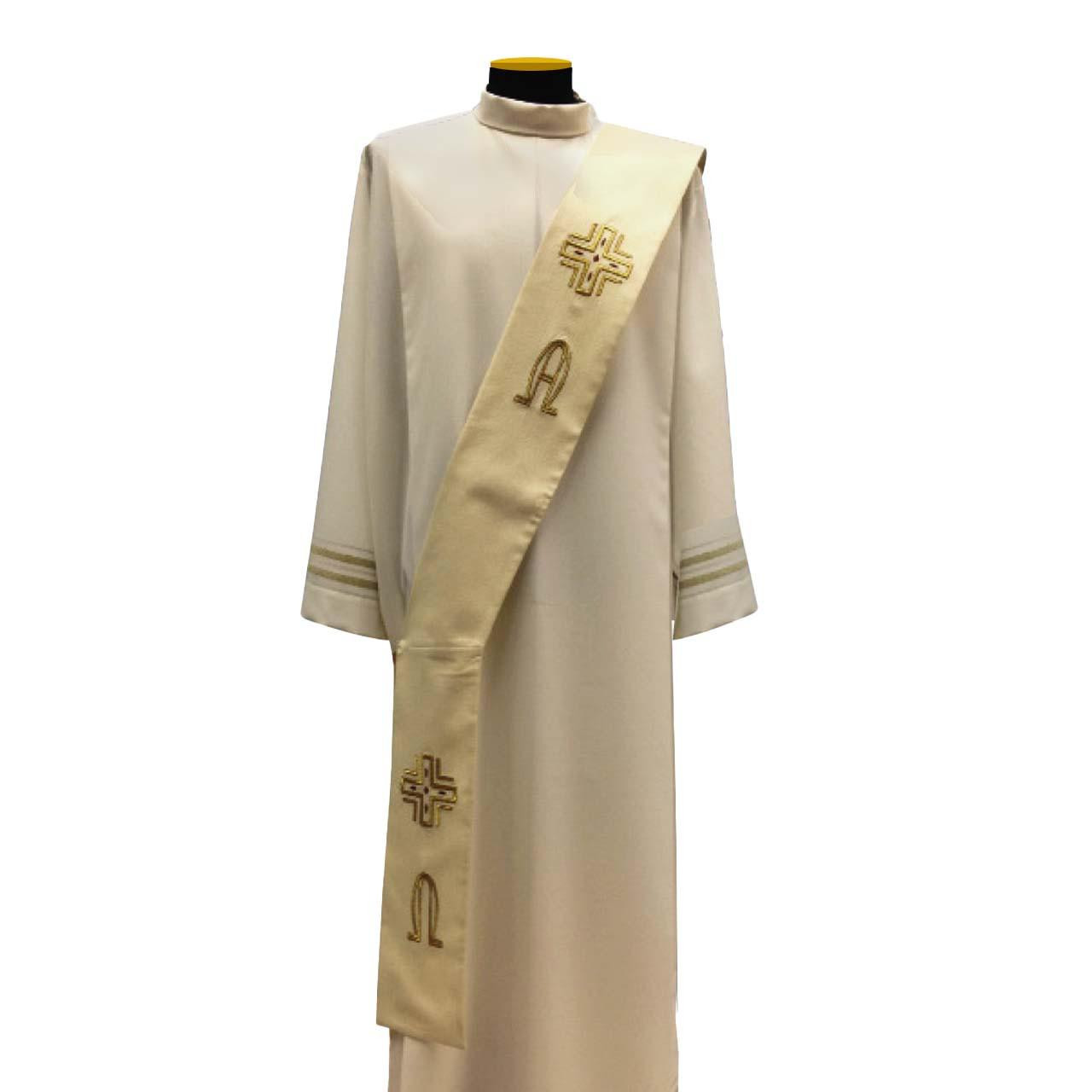 634D Deacon Stole in Lana Barre