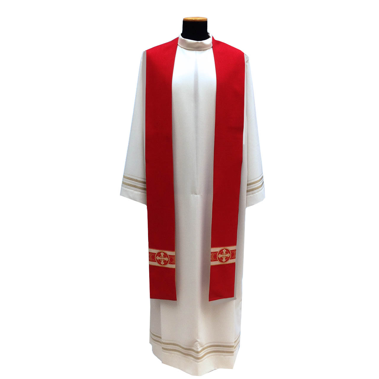 825 Overlay Stole in Micro Monastico