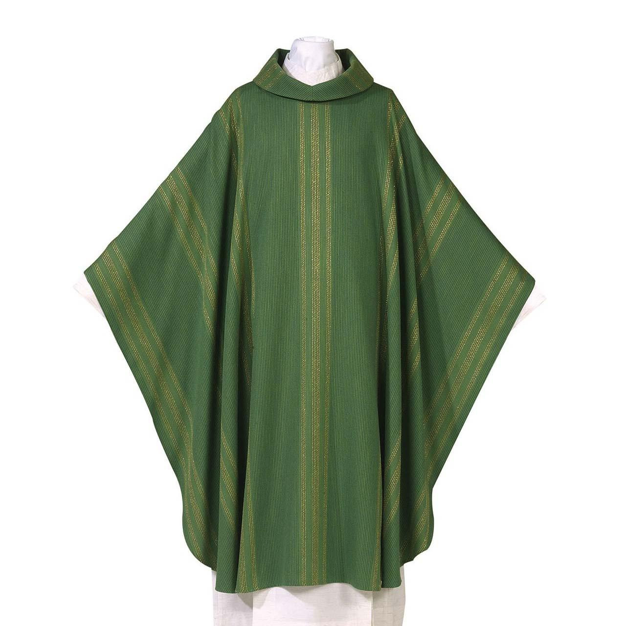 8049 Christina Chasuble in Handwoven Wool Blend