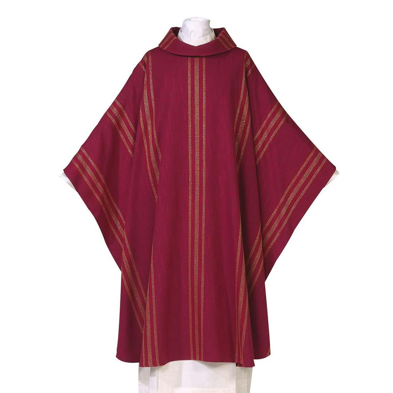 8049 Christina Chasuble in Handwoven Wool Blend