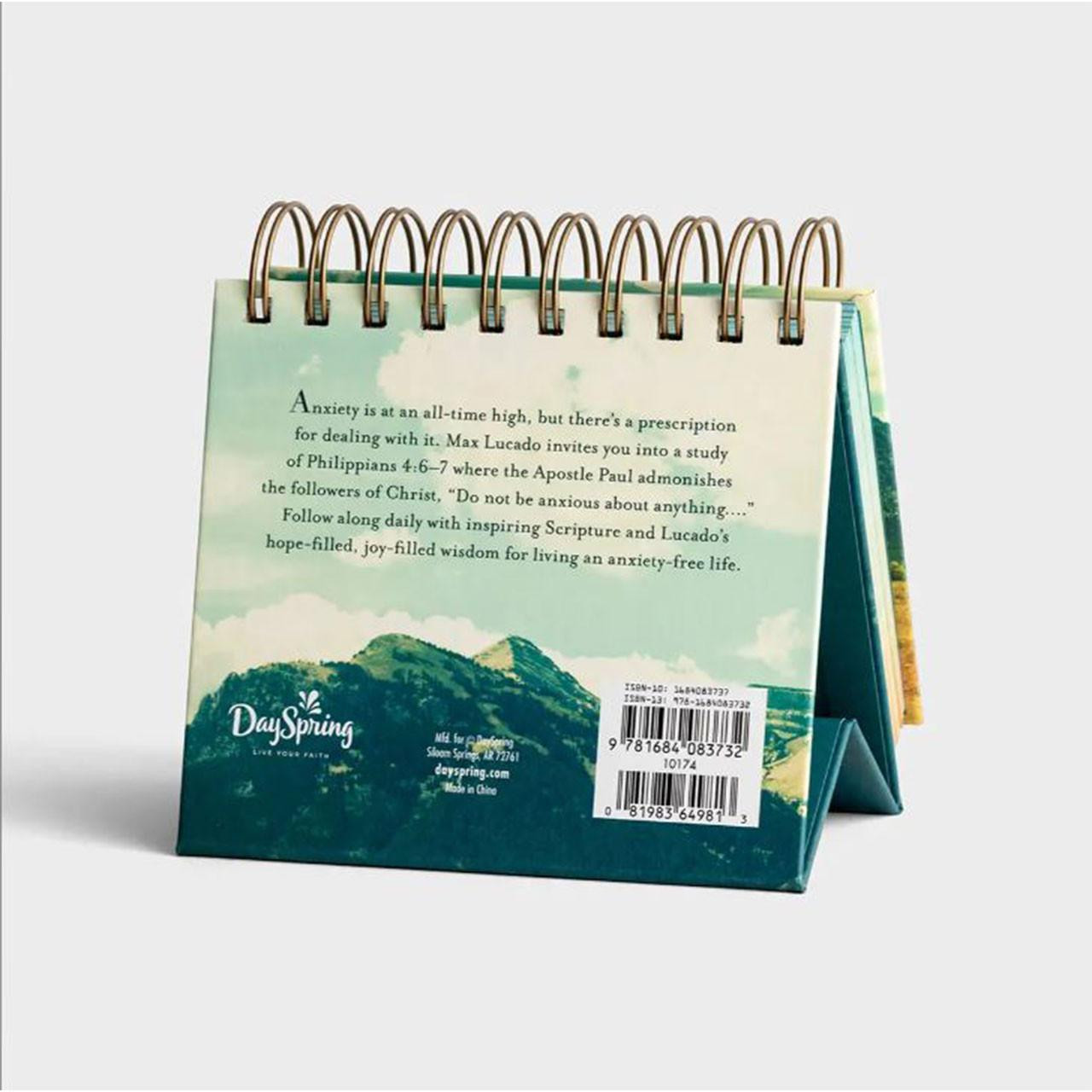 Back of the Anxious For Nothing Perpetual Calendar