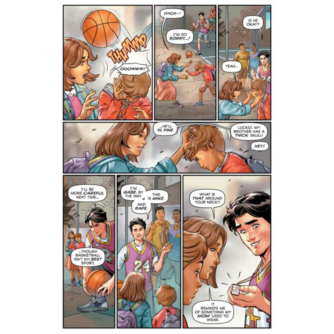 Example of vivid illustrations in the Issue #1 Messages from Our Lady Comic