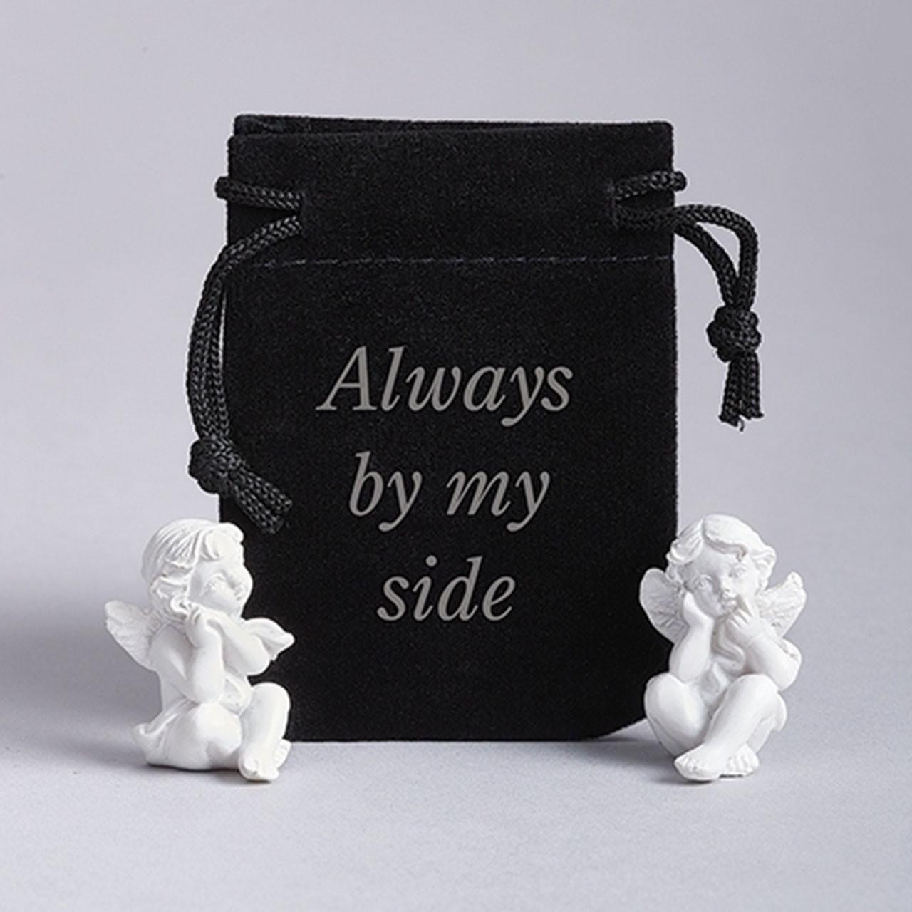 Showing the two different Guardian Angel figurine styles but each are sold separately and we will choose for you