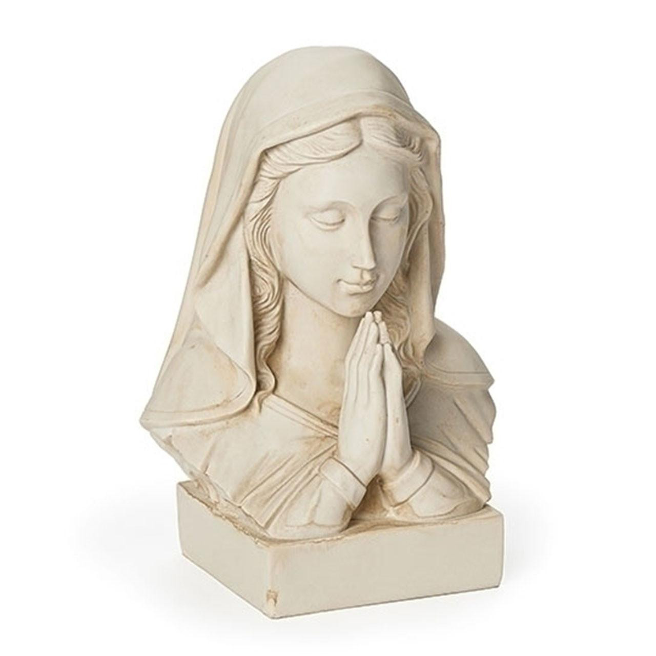 7.75IN Ivory Madonna Bust