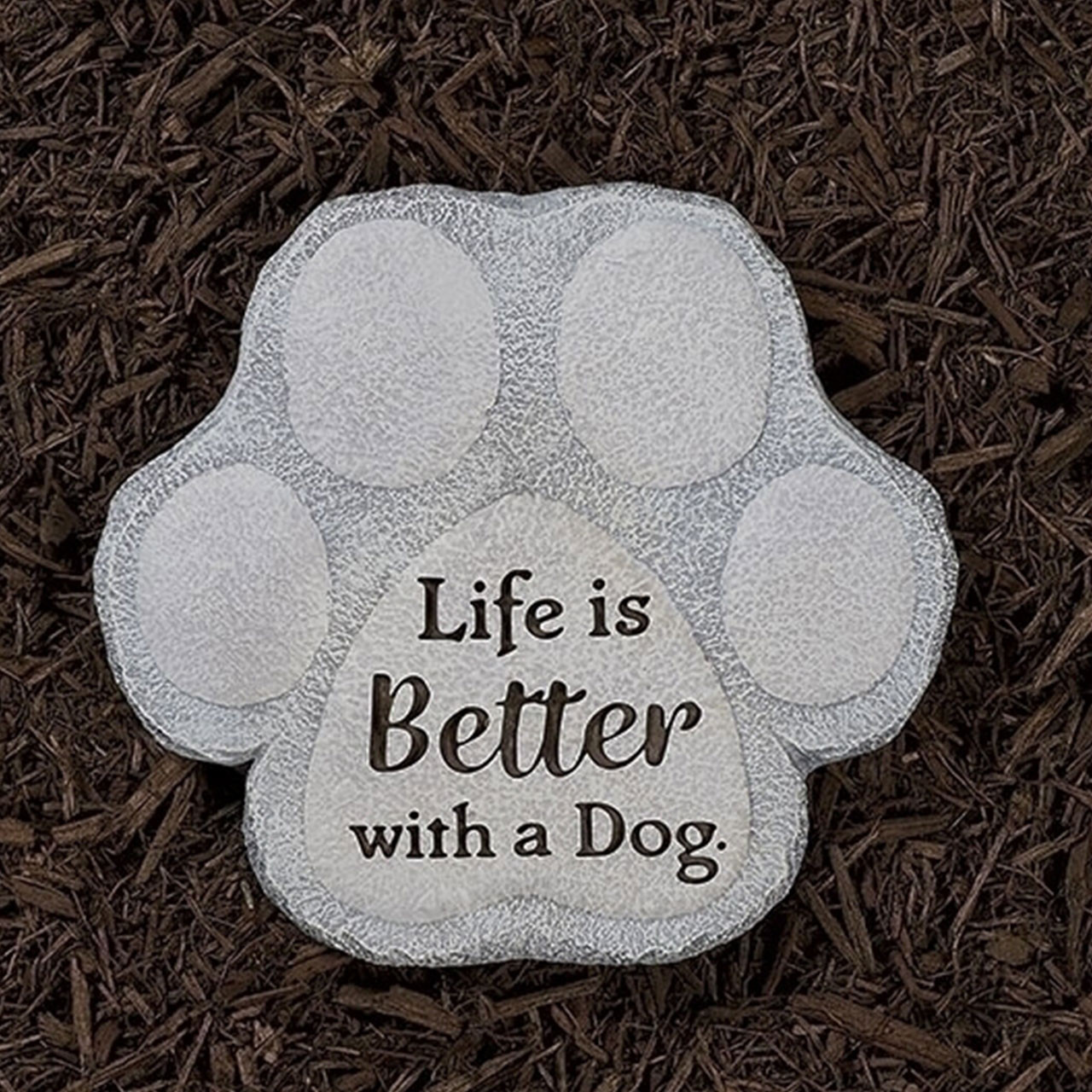 10IN Paw Print Steppingstone