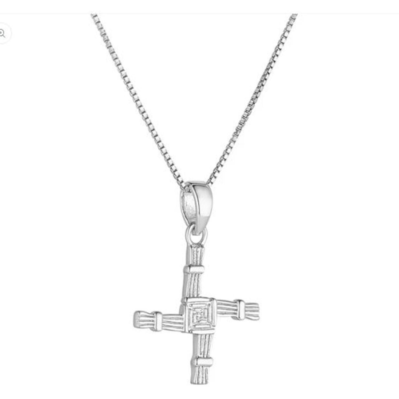 Acara Sterling St. Brigid Cross Pendant